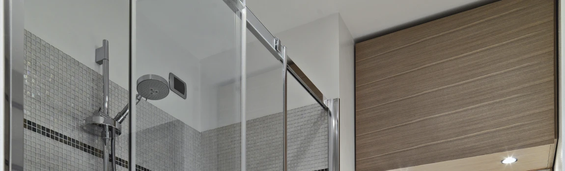 Frosted Glass Shower Doors in Evanston, Illinois
